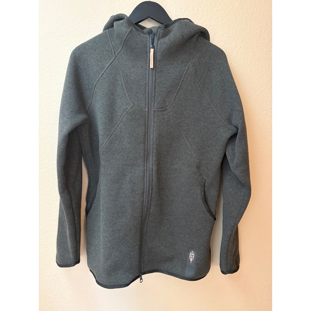 Indygena Pania Polartec Thermal Pro Fleece Full Zip Hoodie Green Medium Fitted